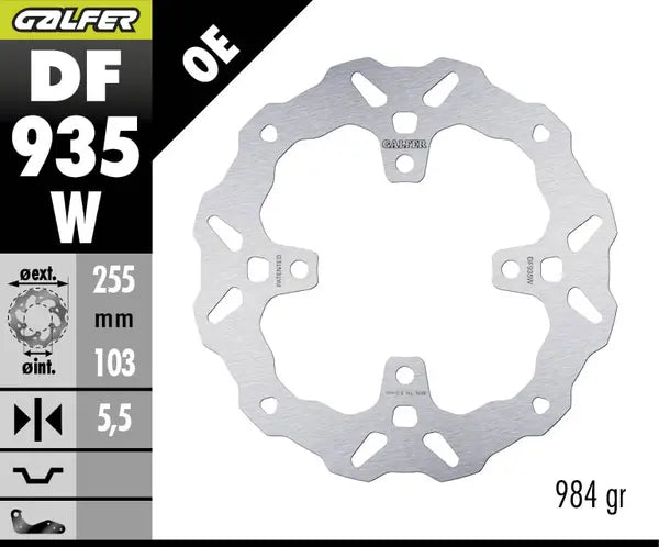 Triumph Trident 660 [2024-2026, 2025-2026] - BRAKE DISC FIXED WAVE – picture 2