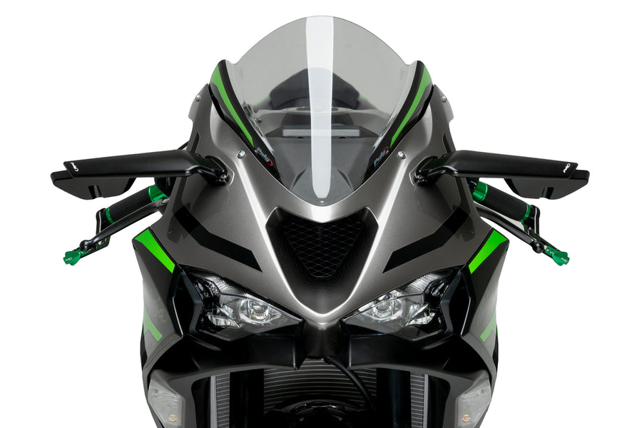 KAWASAKI ZX-6R NINJA [2025] – Z-Racing Scheibe – Schwarz