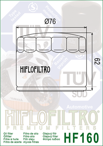 BMW R 100/7 [HiFlofiltro] - oil filter - 0