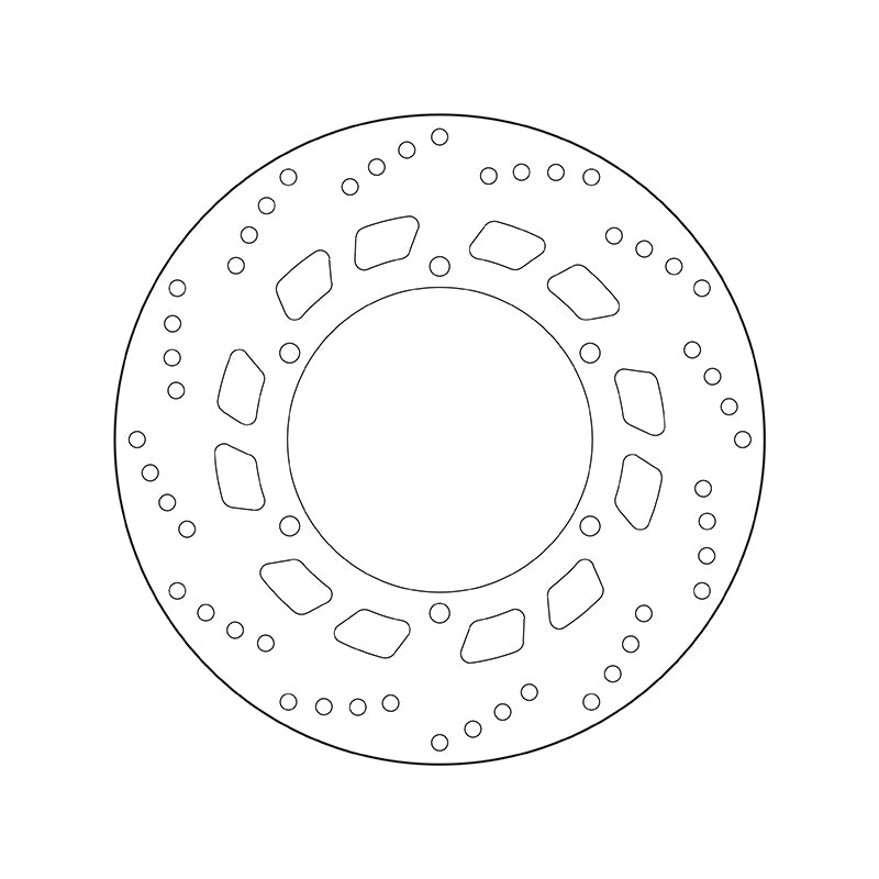 Yamaha Xv 750 [BREMBO] - Serie Oro rund starr Bremsscheibe