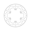 Yamaha Fz 600 [BREMBO] - Series Oro round rigid brake disc