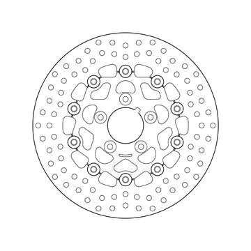 Harley Davidson Fxlr [BREMBO] - Series Oro round floating brake disc - 0