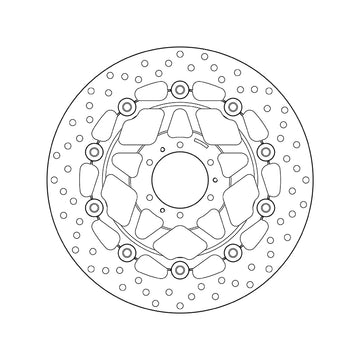 Honda Cbr 900 [BREMBO] - Serie Oro rund schwimmend Bremsscheibe - 0