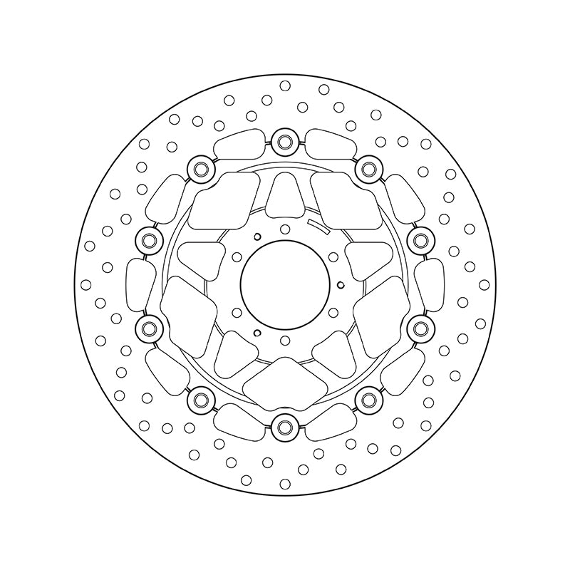 Honda Vfr 800 X Crossrunner [BREMBO] - Series Oro round floating brake disc