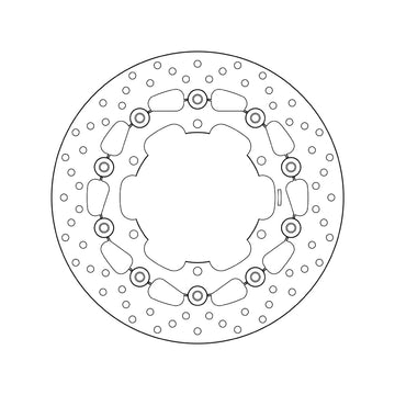 Yamaha Fzs 1000 Fazer [BREMBO] - Series Oro round floating brake disc