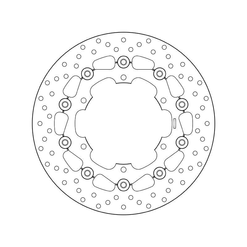 Yamaha Xvs 650 [BREMBO] - Serie Oro rund schwimmend Bremsscheibe