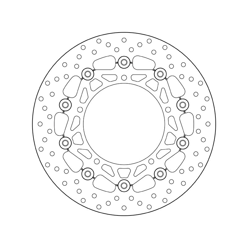 Yamaha Tracer 9 Y-Amt [BREMBO] - Series Oro round floating brake disc