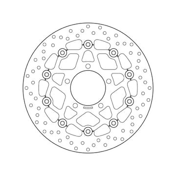 Kawasaki Kle 650 [BREMBO] - Serie Oro rund schwimmend Bremsscheibe