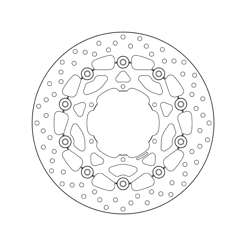Bmw F 650 Cs Scarver [BREMBO] - Serie Oro rund schwimmend Bremsscheibe