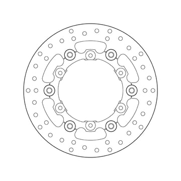 Ktm Smc 690 [BREMBO] - Serie Oro rund schwimmend Bremsscheiben - paarweise