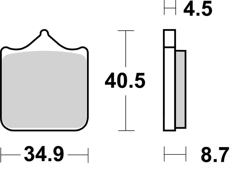 Ktm 990 Duke R [BREMBO] - Competition Carbon Ceramic Brake Pads - 07BB33RC