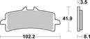 Suzuki Gsx-S 1000 Gx Touring [BREMBO] - Competition Carbon Ceramic Brake Pads - 07BB37RC
