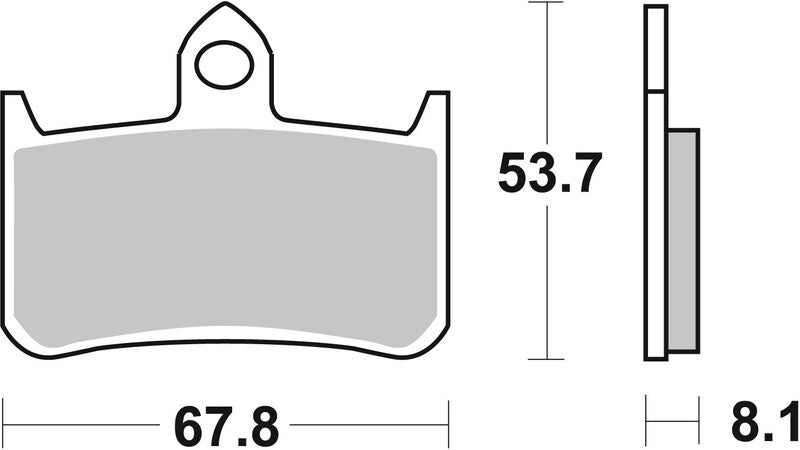 Honda Cbr 900 [BREMBO] - Competition Carbon Keramik Bremsbeläge - 07HO28RC