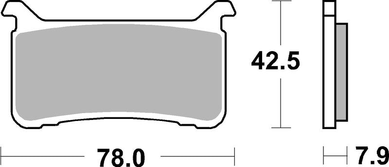 Honda Cmx 1100 Rebel Dct [BREMBO] - Competition Carbon Keramik Bremsbeläge - 07HO63RC