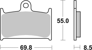 Suzuki Gsx-R [BREMBO] - Competition Carbon Keramik Bremsbeläge - 07SU14RC