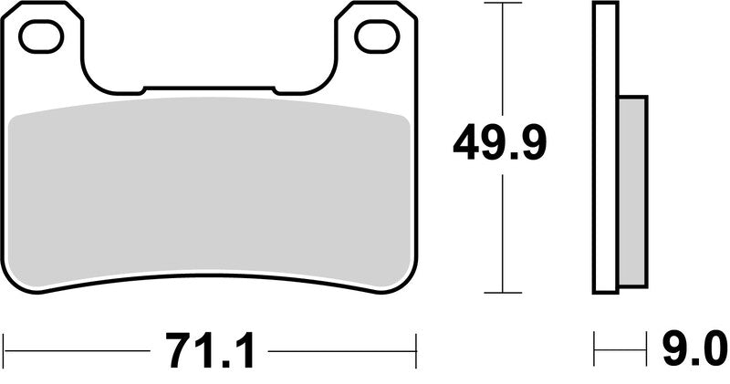 Suzuki V Strom [BREMBO] - Competition Carbon Ceramic Brake Pads - 07SU27RC