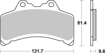 Yamaha Gts [BREMBO] - Street Carbon Keramik Bremsbeläge - 07YA3108