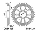 Hypermotard 1100 [PBR] - Kettenrad Aluminium verstärkt - 525