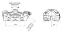 Ducati Panigale 1199 [BREMBO] - M50 Bremssattel vorne links Titan Ø30mm-2