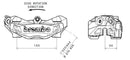 Bmw R Ninet Urban G [BREMBO] - M4 brake caliper front left gold Ø32mm-2