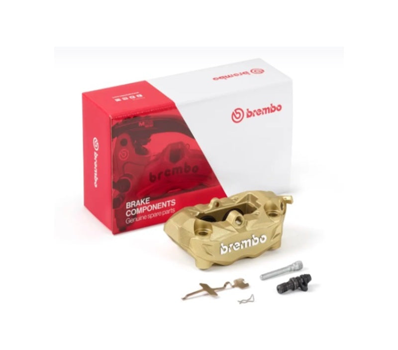 Bmw R Ninet Urban S [BREMBO] - M4 Bremssattel vorne links Gold Ø32mm
