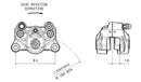 Ducati Hypermotard 939 [BREMBO] - Bremssattel hinten Ø34mm Titan-2