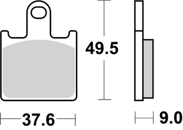 Kawasaki Gtr 1400 [BREMBO] - Brake pads TYPE 07KA28 SR Sinter - Sport