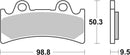 Yamaha Yzf 750 [BREMBO] - Brake pads TYPE 07YA32 SR Sinter - Sport