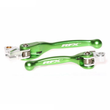Kawasaki Kx 250 [RFX] - Race Geschmiedeter flexibler Hebelsatz (Grün) - Kawasaki KXF450