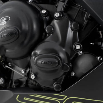 Triumph TRIDENT 660 [2021-2026] - Race Series Rechte Rechter Kurbelgehäusedeckelschutz (Zündung) - Schwarz Triumph Trident 660