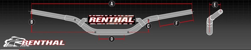 Honda Varadero Xl 1000 [RENTHAL] - Handlebar LE2 hard anodized with padding