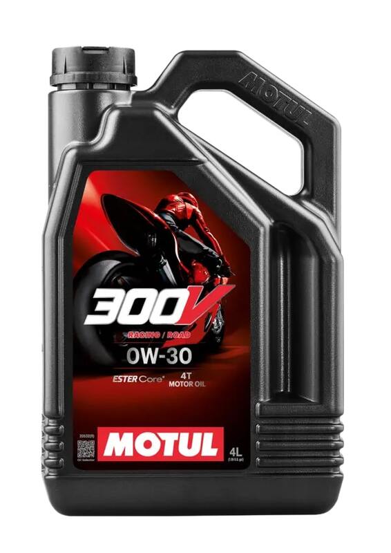 Engine oil 0W30 4L for 4T Road Racing motorcycles [Motul]