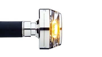 Keeperendblinker Mo.Blaze Disc, right, polished [MotoGadget]