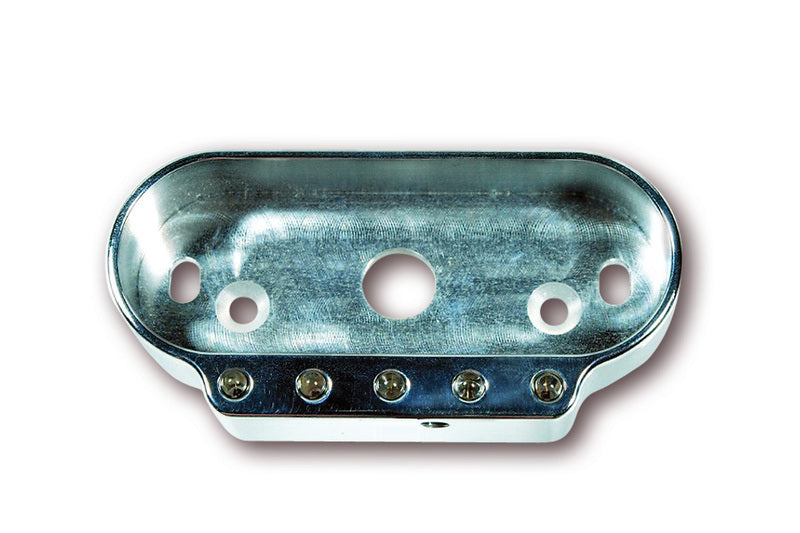 Motorrad Kombi-Instrumentenhalter mit LED, Silber [MOTOGADGET]