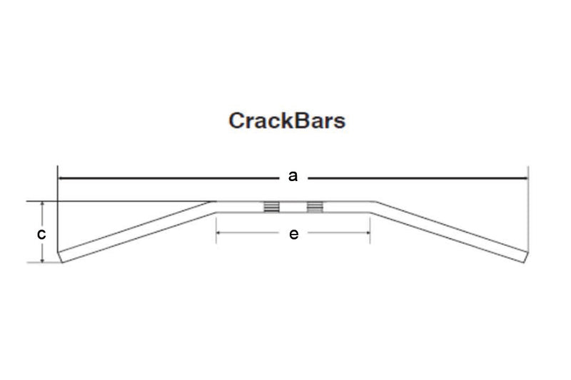 Honda Vtx 1800 [FEHLING] - Crack bar, 850 mm black