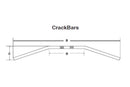 Honda Vtx 1800 [FEHLING] - Crack bar, 850 mm black
