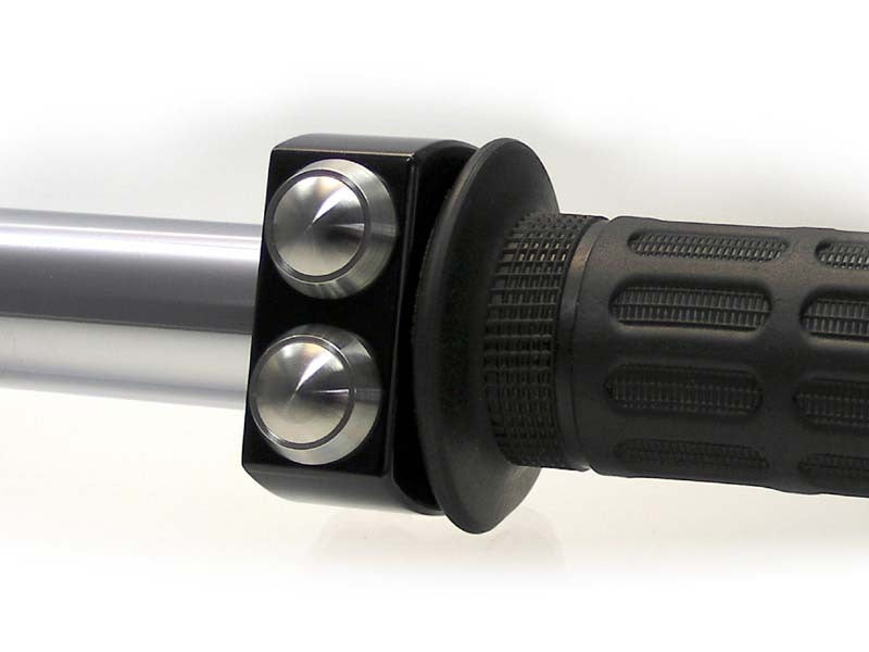 Motorcycle handlebar switch 22mm black stainless steel - MotoGadget