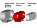 Motorrad Einschweißbecher VA für msm combi Instrumente [MOTOGADGET]-2
