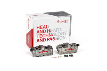 Kawasaki Zr 400 [BREMBO RACING] - GP4-RS Paar Radial-Bremssattel vorne 4 Kolben Ø3mm