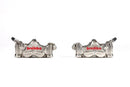 Aprilia Dorsoduro 1200 [BREMBO RACING] - Paar GP4RX - 1mm Bremssättel (CNC-gefräst - verchromt) (mit Belägen)-2