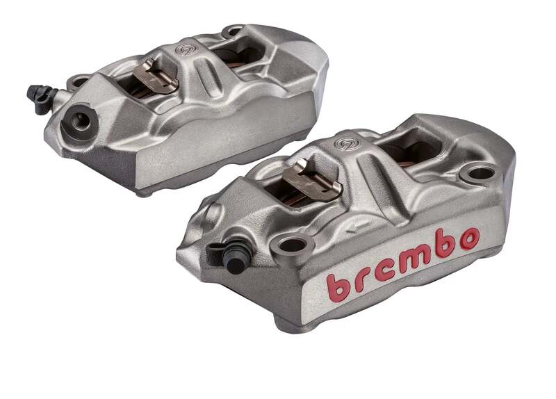 Kawasaki Ninja 1000 [BREMBO RACING] - Paar einteilige M4-Bremssättel - 18mm/P4 34 (mit Belägen)