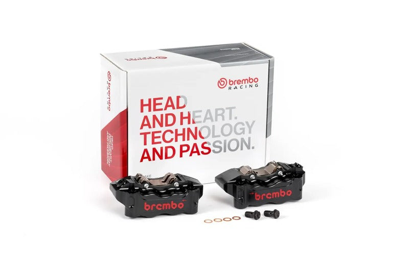 Aprilia Tuono 1000 [BREMBO RACING] - UPGRADE GP4-RB 4-Kolben-Bremssättel (Paar) vorne, Ø 30/34 mm
