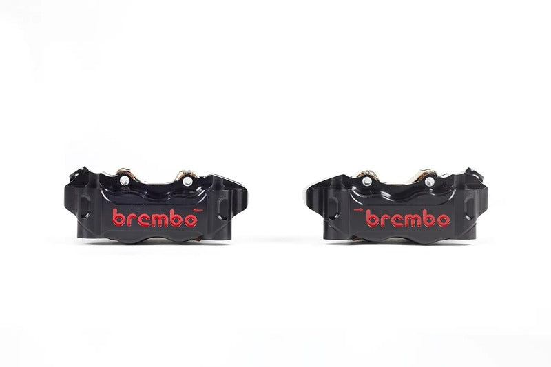 Aprilia Tuono 660 [BREMBO RACING] - UPGRADE GP4-RB 4-piston brake calipers (pair) front, Ø 30/34 mm
