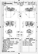 Aprilia Tuono 1000 [BREMBO RACING] - UPGRADE GP4-RB 4-Kolben-Bremssättel (Paar) vorne, Ø 30/34 mm-4