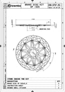 Aprilia Tuono V4 R [BREMBO RACING] - UPGRADE Supersport round floating brake discs - in pairs-2