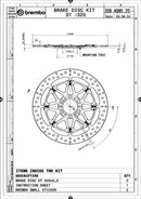 Aprilia Dorsoduro 750 [BREMBO RACING] - UPGRADE T-Drive rund schwimmend Bremsscheibe-2
