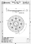 Ducati Hypermotard 939 [BREMBO RACING] - UPGRADE T-Drive floating brake disc - 208A98536-2