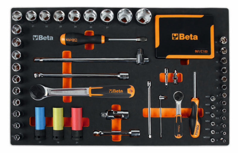 BETA TOOLS RSC50 2.0 Werkstattausrüstungskombination mit 223 Werkzeugen