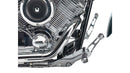 Yamaha Xvs 1100 [BURCHARD EXCELLENCE] - forward footrest system with ABE, +19 cm, Yamaha XVS 1100 Drag Star /Classic, Sundance milled, chrome