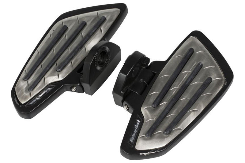 Suzuki Vs 1400 [HIGHWAY HAWK] - New Tech Glide metal rider running boards, Suzuki VS Intruder, black